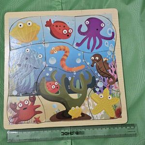 Ocean Theme Kids Wooden Puzzle