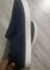 Bata Women's Navy Blue Slip-On Sneakers