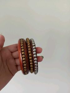 Brown Studded Cuff Bracelets 🤎 | Boho / Vintage /