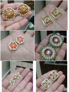 Elegant Indian Ethnic Earrings Set