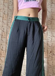 Green Strap Trousers