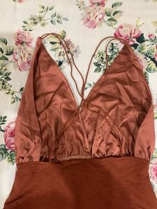Stylish Satin Bodysuit