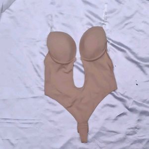 Nude U-Plunge Bodysuit