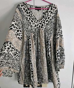 Boho Patchwork Print V-Neck dress
