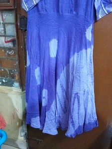 Beautiful Blue Tie-Dye Kurta