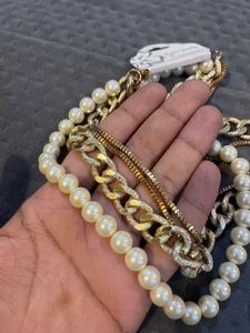 Triple Layer Pearl Necklace