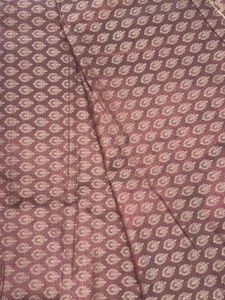 🤎Mauve Banarasi Fabric with zari work