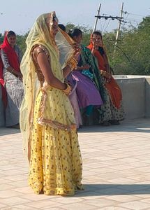 Yellow Lehenga With Stitched Blouse And Dupta