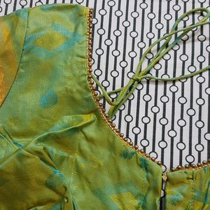 Blue silk saree from RMkv Chennai
