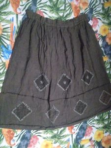 Boho Embroidered Ethnic Skirt