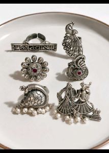 Oxidized Silver Rings ( Price for 1 )
