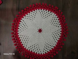 Handmade Crochet Doilies Set