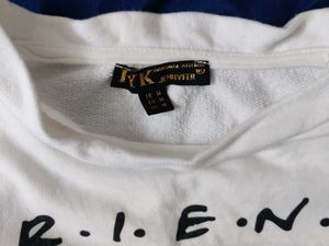 White Friends Themed Top