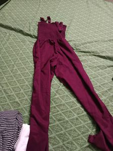 Wine Jumpsuit