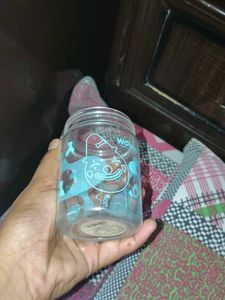 Blue Sipper Cup with Handle and Straw