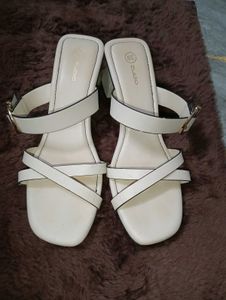 Stylish White Strap Sandals
