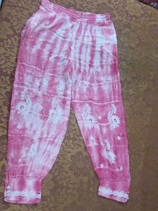 Pink Tie-Dye cord set