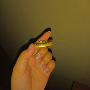 Stylish And Beautiful Statement Rings For Haldi/ma