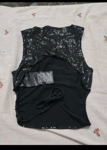 Sparkling Sequin Sleeveless Top