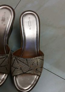 Sparkly Wedge Sandals - Size 40/ UK 7 - NEW