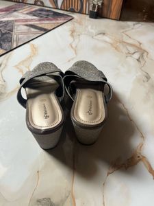 Sparkly Wedge Sandals
