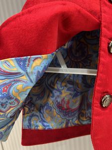 Red Festive Boys Waistcoat
