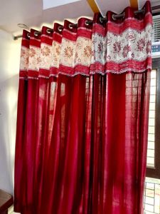 Maroon Curtains set of 2