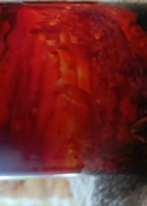 Red Landscape Mug