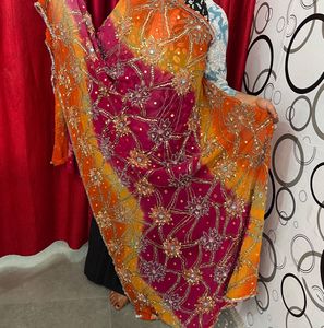 Embroidered Colorful Dupatta
