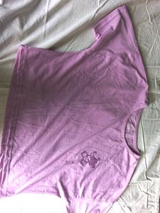 Lilac Bear Graphic Tank Top