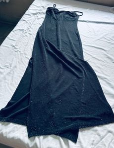 Sparkly Black Mini Dress
