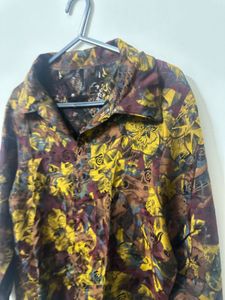 Unisex  Vintage Floral Print Shirt ✨