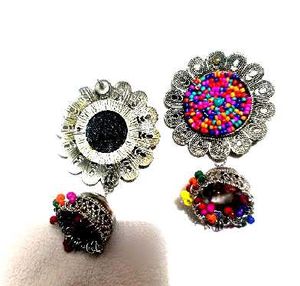 Colorful Jhumka Earrings