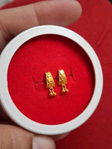 Gold  Stud Earrings Set