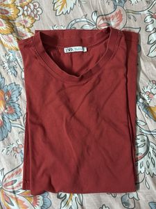 Red Zara T-Shirt