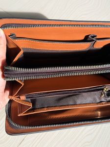 Kangaroo Kingdom Brown Leather Clutch Bag