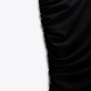 Zara limited edition ruched tube dress