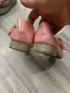 Sparkly Pink Ballerina Flats