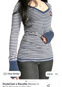 new high quality style caste Striped Long Sl