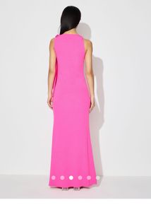 Elegant Pink Maxi Dress