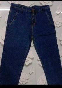 Dark Blue Denim Jeans