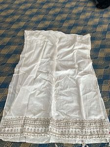 Biba Off White 💯Pure Cotton Dupatta