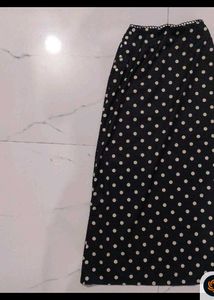 Chic Polka Dot Maxi Skirt