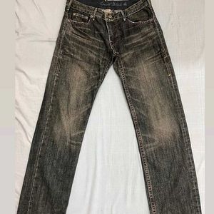 Levis Black Jeans -Distressed Wash jean/pant/lower