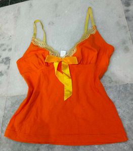 Camisole with Yellow Bow