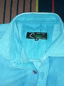 Men's Light Blue Button-Up Shirt combo