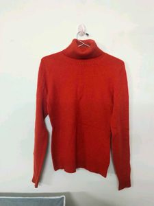 Red Turtleneck Sweater
