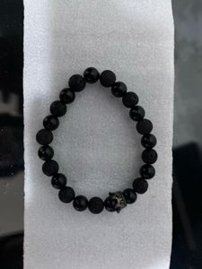 Beaded Bracelet with crown Charm