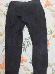 Black 'Happiness' Joggers