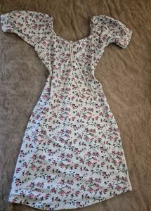 *cottagecore coquette white dress ♡‧₊˚*